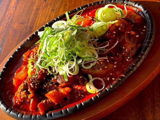 매콤스지찜 메뉴 사진(네이버)