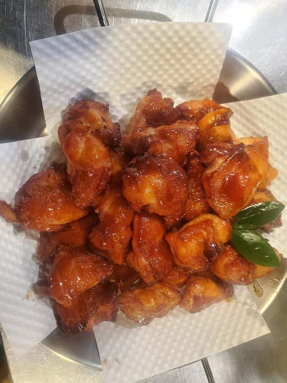순살바베큐오븐구이 메뉴 사진(네이버)