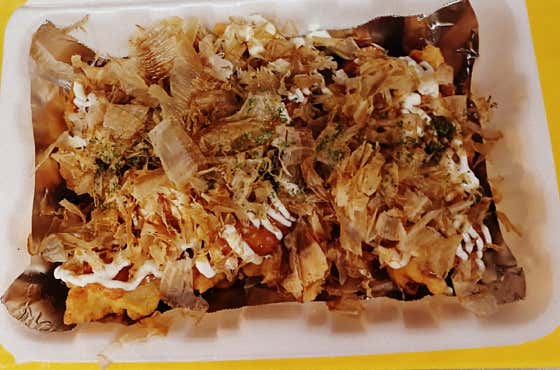 닭코야끼(순살치킨+가쓰오부시) 메뉴 사진(네이버)