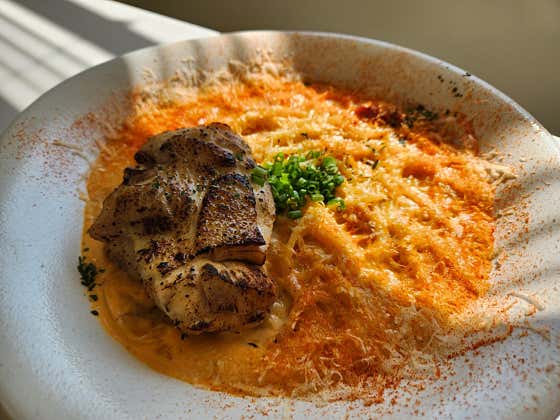 매콤치킨파스타 메뉴 사진(네이버)