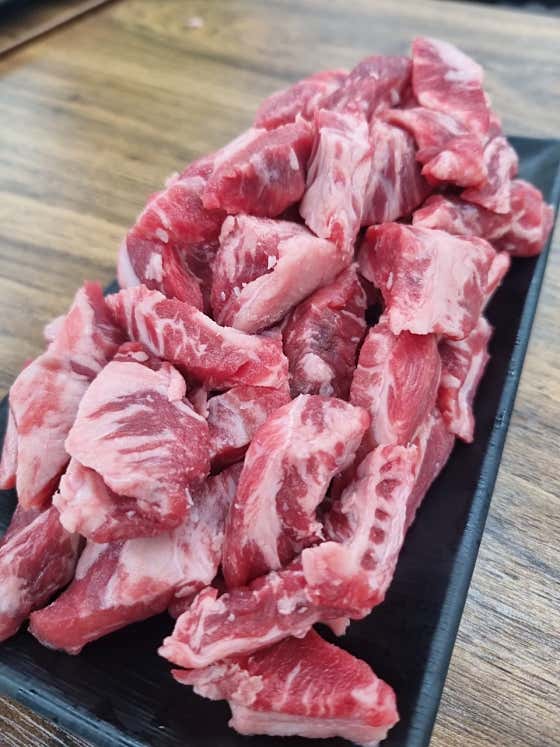 소갈비살 또는 토시살 200g 메뉴 사진(네이버)