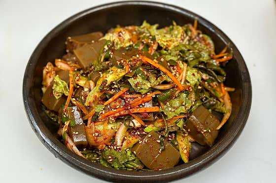 도토리묵무침 메뉴 사진(네이버)
