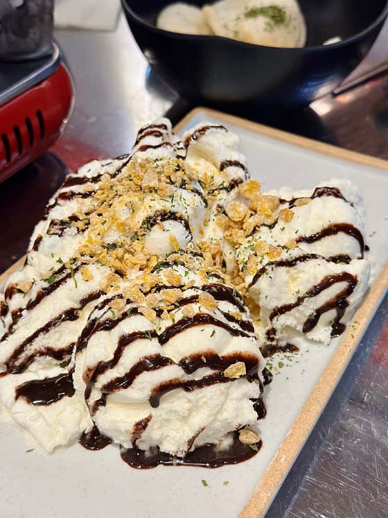 크런치 아이스크림 메뉴 사진(네이버)