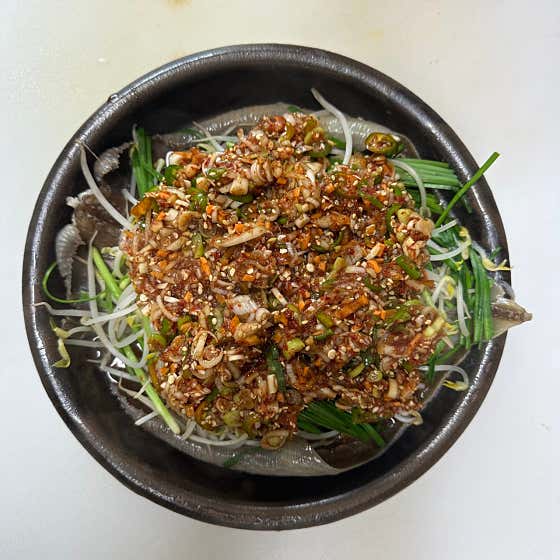 간재미찜 메뉴 사진(네이버)