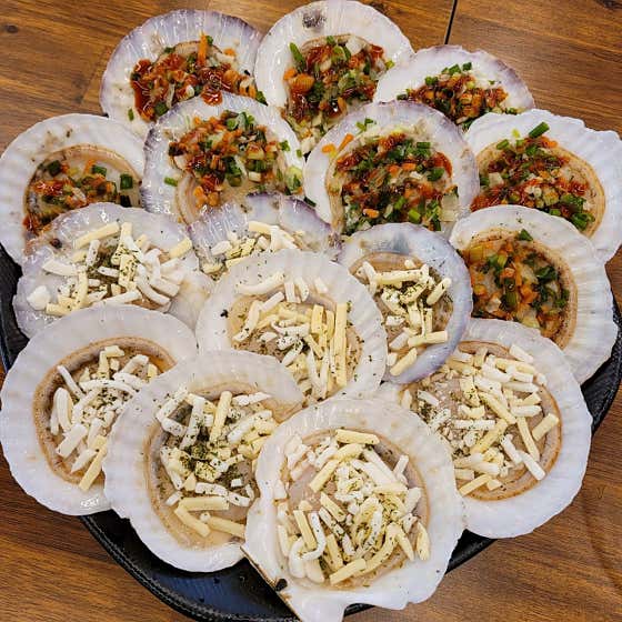 가리비구이 메뉴 사진(네이버)