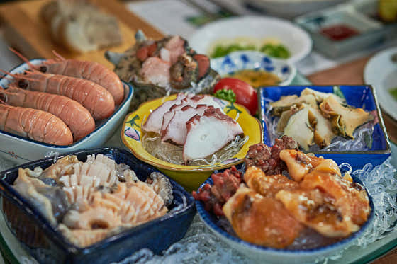 참돔&능성어 2인 회코스 메뉴 사진(네이버)