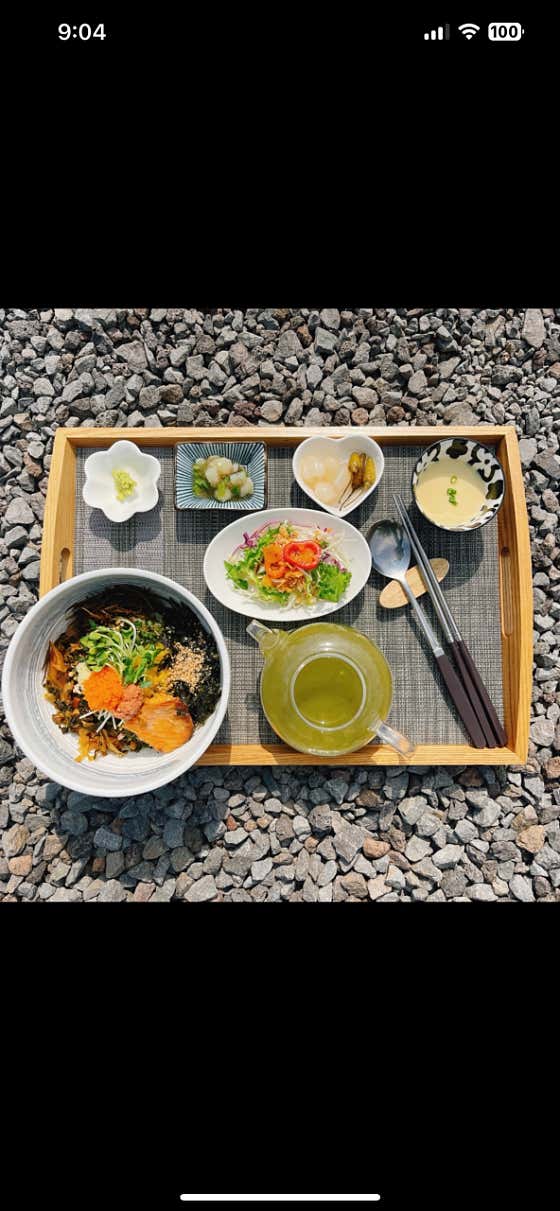 오차즈케(녹차에말아먹는음식) 메뉴 사진(네이버)