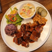 런치 포크바베큐 메뉴 사진(네이버)
