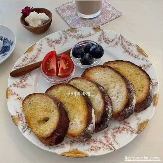🍞수제카이막 치아바타🍞 메뉴 사진(네이버)