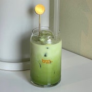 말차 라떼 메뉴 사진(네이버)