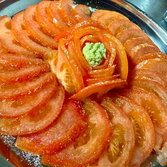 와사비 꿀토마토 메뉴 사진(네이버)