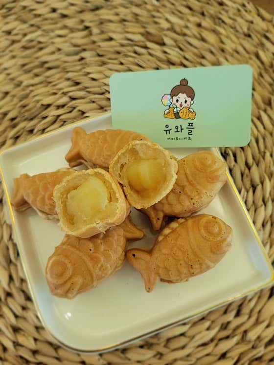 수제 미니 고구마 붕어빵 메뉴 사진(네이버)
