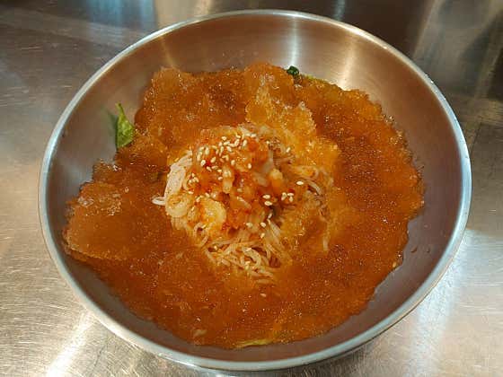 김치말이국수 메뉴 사진(네이버)
