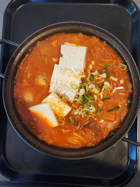 김치찌개 메뉴 사진(네이버)