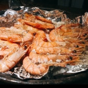 왕소금 새우구이 메뉴 사진(네이버)