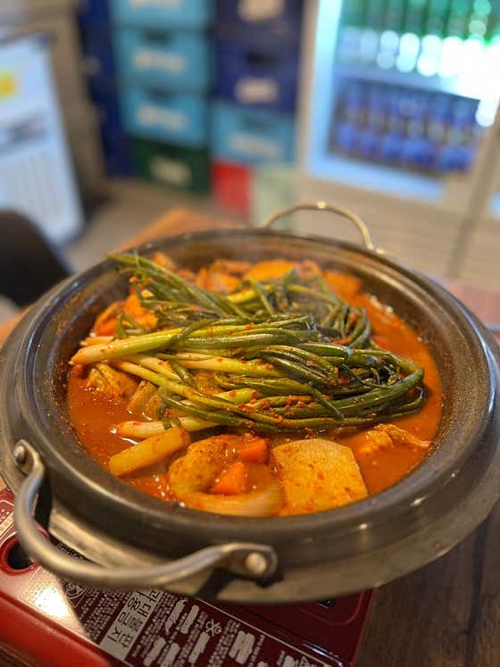파김치닭도리탕 메뉴 사진(네이버)