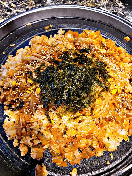 묵은지볶음밥(리뷰참여시무료) 메뉴 사진(네이버)