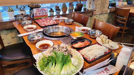 왔따칼샤브샤브 메뉴 사진(네이버)