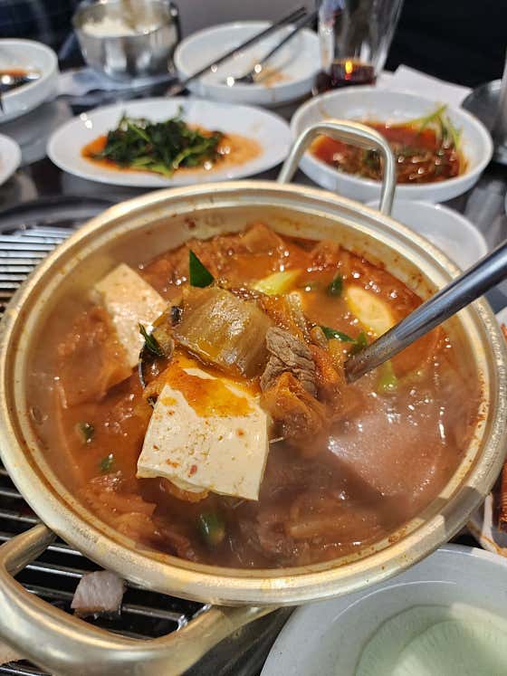 김치찌개 (1인분) 메뉴 사진(네이버)