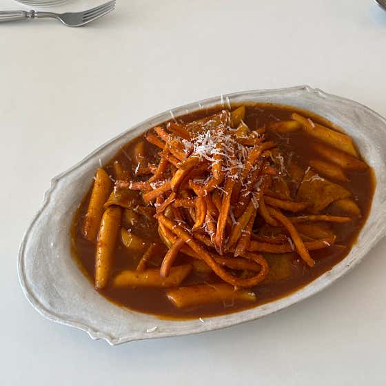 고구마 프라이즈 떡볶이 메뉴 사진(네이버)