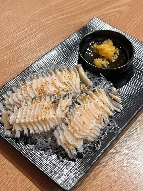 전복회 메뉴 사진(네이버)