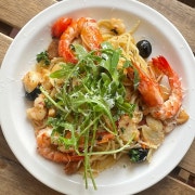 Shrimp Aglio e Olio 메뉴 사진(네이버)