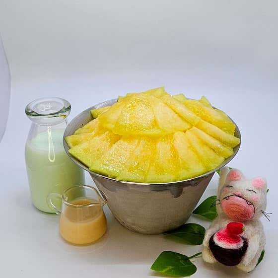 메론 빙수 메뉴 사진(네이버)