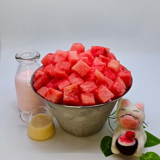 수박 빙수 메뉴 사진(네이버)