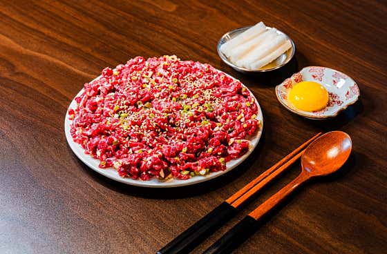 한우육회(250g) 메뉴 사진(네이버)