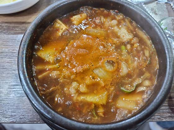 된장찌개 메뉴 사진(네이버)