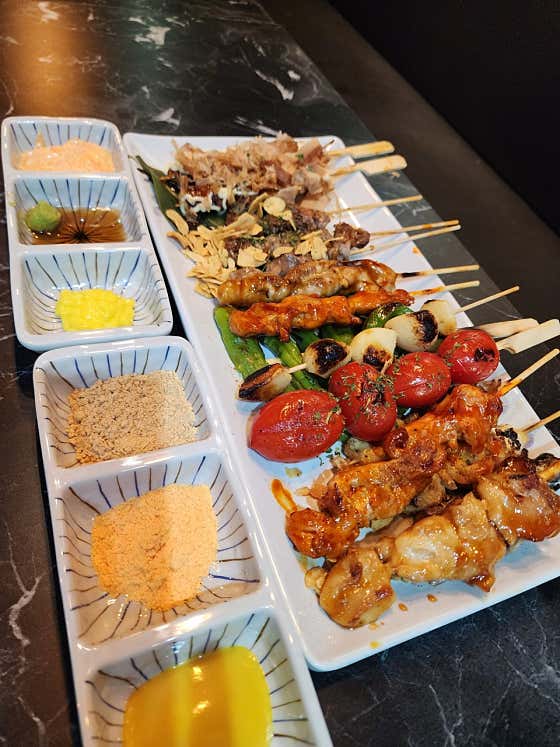 A set 쿠시야키 꼬치 모둠 메뉴 사진(네이버)