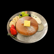 팬케이크 (제철 과일) 메뉴 사진(네이버)