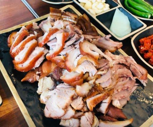 SET 족발+보쌈 메뉴 사진(네이버)