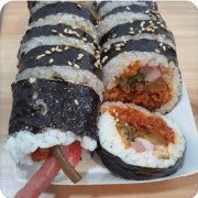 매운일미김밥 메뉴 사진(네이버)
