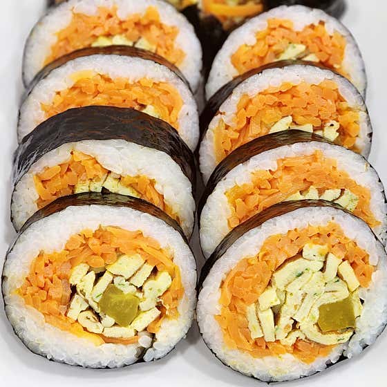 당근김밥 메뉴 사진(네이버)