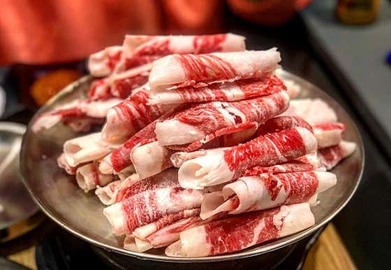 한우숯불차돌 메뉴 사진(네이버)