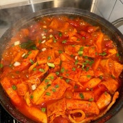 매운떡볶이 메뉴 사진(네이버)