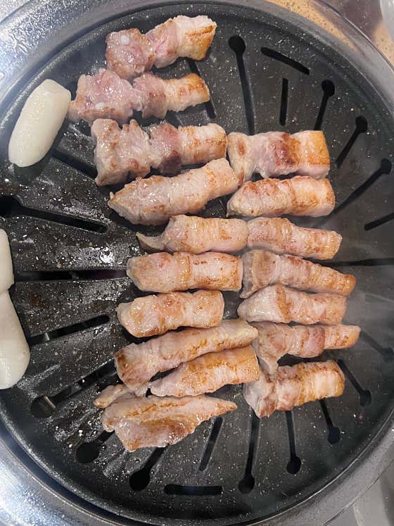 삼겹살 메뉴 사진(네이버)
