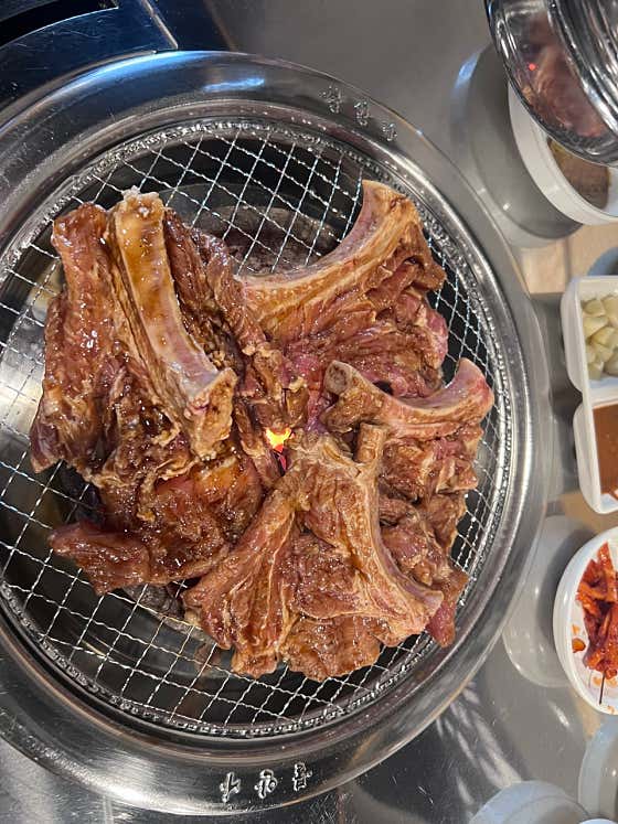 쪽갈비 메뉴 사진(네이버)