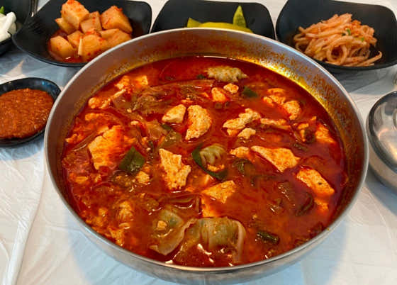 초당 순두부 육개장 메뉴 사진(네이버)