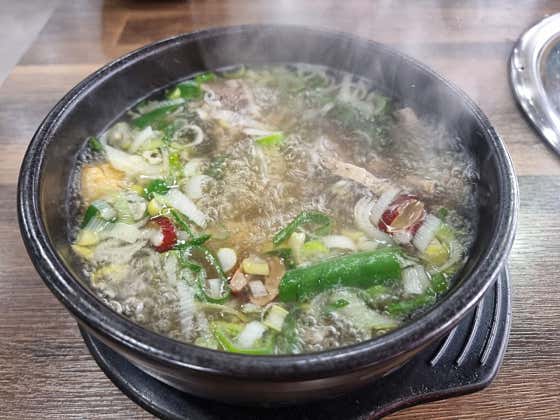 한우갈비탕 메뉴 사진(네이버)