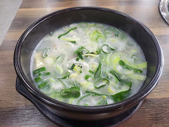 한우곰탕 메뉴 사진(네이버)