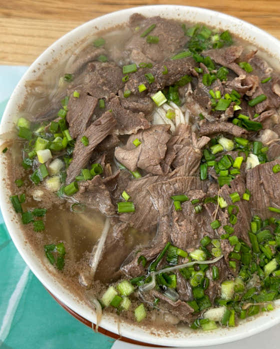 소고기 쌀국수 메뉴 사진(네이버)