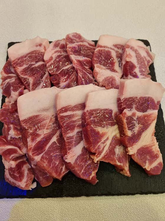 목덜미살 메뉴 사진(네이버)