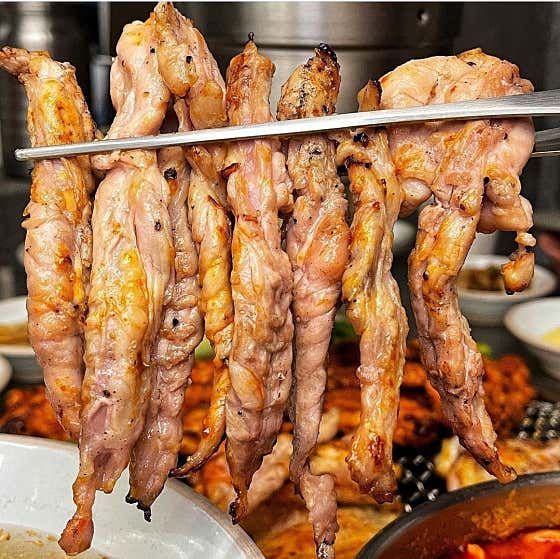 닭목살구이(150g) 메뉴 사진(네이버)