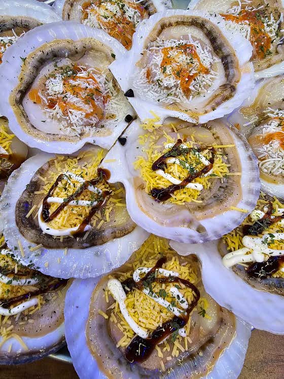 치즈가리비 구이 메뉴 사진(네이버)