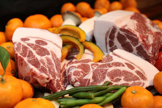 육즙가득 흑돼지목살(180g) 메뉴 사진(네이버)