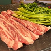 한돈오겹살180g 메뉴 사진(네이버)