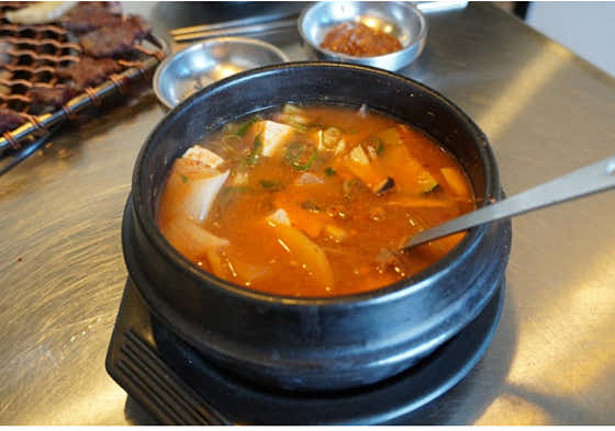 재래된장찌개 2인분 메뉴 사진(네이버)