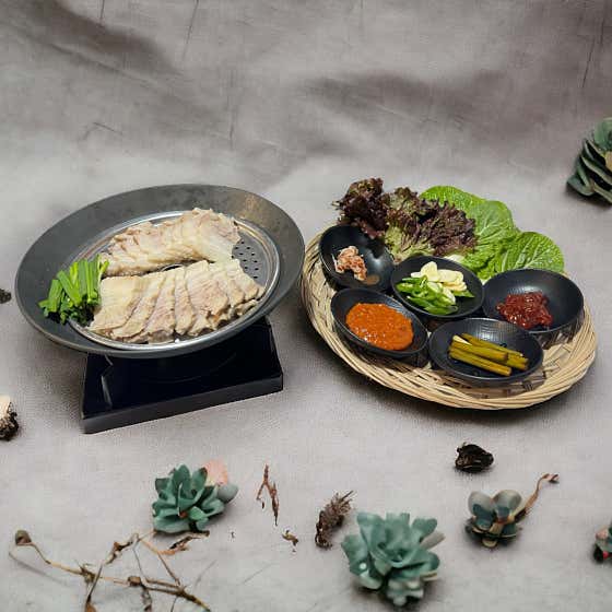 한돈 수육 메뉴 사진(네이버)
